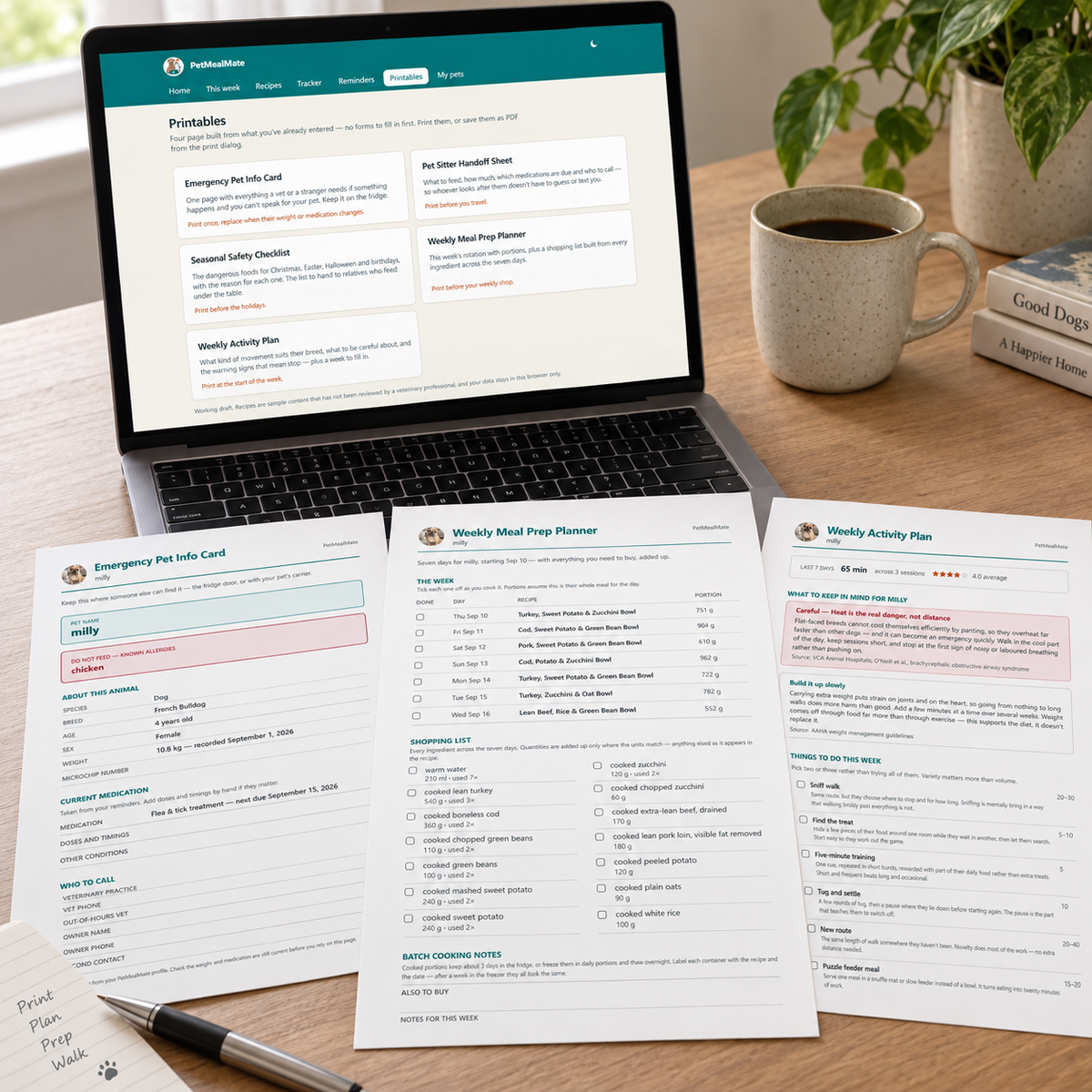 PetMealMate: Recipes, Health Tracker & Reminders for Dogs and Cats